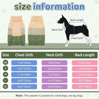 ASENKU Warm Dog Sweater for Small Medium Dogs,Pet Sweaters for Fall Winter Dog Clothing,Thicked Pullover Puppy Cat Turtleneck Sweater for Doggie Chihuahua Clothing
