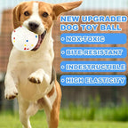 Dog Balls 4pack Tennis Balls for Dogs, Ball Toys for Large Medium Small Dog and Puppies, Perfect for 2.2" Automatic Mini Dog Ball Launcher (ETPU Material)