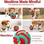 Snuffle Ball for Dogs - Interactive Dogs Toys to Keep Them Busy, Dog Puzzle Toy, Christmas Dog Toys Gifts for Small, Medium Dogs Daily Companionship, Training Reward Gift