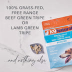 K9 Natural Freeze Dried Dog Food Topper with Verified Ingredients, Organ Meat Blend for Digestive Support, Human-Grade Freeze Dried Puppy Food & Dog Topping, Lamb Green Tripe, 2oz