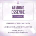 Nature's Specialties Almond Essence Dog Cologne for Pets, Natural Choice for Professional Groomers, Ready to Use Perfume, Finishing Spray, Made in USA, 8 oz