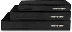 The Dog’s Bed Orthopedic Memory Foam Dog Bed, Medium Black Plush, Pain Relief for Arthritis, Hip & Elbow Dysplasia, Post Surgery, Lameness, Supportive, Calming, Waterproof Washable Cover