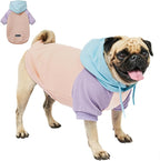 Tuff Pupper Dog Hoodie | Premium Quality 100% Organic Cotton | Ultra Soft Interior for Superior Comfort | Elastic Cuffs & Drawstring for Warmth | Stretch Fit Suitable for All Breeds (Pastel, M)