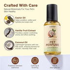 Dog Cologne & Pet Perfume – Long-Lasting Coconut & Vanilla Scent | Alcohol-Free Deodorizing Spray for Dogs & Cats, Gentle Non-sticky Grooming Formula, 4.06 oz