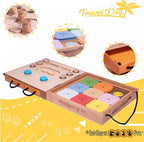Travel Dog - Portable 2-in-1 Interactive Puzzle Toy and Brain Game for Dogs, Ideal for Mental Stimulation, Dexterity Training and On-The-Go Entertainment