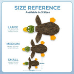 Best Pet Supplies Squeaky Dog Toys with Soft Durable Fabric for Small, Medium and Large Pets Interactive Toy for Indoor Play, Supports Active Biting and Play - 1Wild Duck, Pig, Medium
