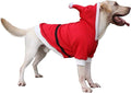 Santa Claus Father Christmas Costumes Clothes for Extra Large Dogs Hoodies Labrador Rottweiler Great Dane, Red, 6X-Large