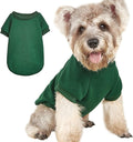 Puppy Sweater for Small Dogs Clothes Warm Winter Cat Clothe Pet Sweatshirt Knitwear Doggie Kitten Clothing, Green, XX-Small