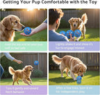 seagi Interactive Dog Toys – Durable Automatic Bouncing & Vibrating Interactive Dog Ball for Smart Play, Motion-Activated Moving Dog Toy for Small/Medium/Large Dogs,USB Rechargeable (Orange)