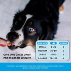 Pet Honesty Omega Skin Health Chews for Dogs, Alaskan Salmon Oil, Omega-3 Fish Oil, Krill, Spirulina, Omega-3s, Healthy Skin & Coat, Itchy Skin, Dog Allergies, May Reduce Shedding (90 Count)