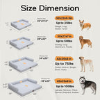 Orthopedic Waterproof Dog Bed for Extra Large Dog Sofa Comfy Pet Bed with Washable Removable Cover & Non-Slip Bottom