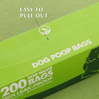 Harloon 6000 Counts Dog Poop Waste Bags 30 Rolls Extra Thick Strong Leak PET Proof Bags Disposable Bulk Universal Doggy Roll Waste Box for Puppy Outdoor Walking Travel(Bule,12 x 8 Inches)