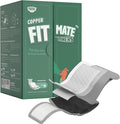 PAWPANG Copper Fit Mate Washable Male Dog Belly Band Kit – 1 Reusable Male Wrap with 15 Dog Diaper Liners, Ideal for Senior Dogs, Incontinence, and Marking, M