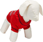 MLB Washington Nationals Dog T-Shirt, X-Small. - Licensed Shirt for Pets Team Colored with Team Logos. - Premium Stretchable Materials for The Comfort of Your Dog & cat.