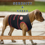 NCAA Alabama Crimson Tide Dog Anxiety Calming Shirt Soothing Vest, Dogs & Cats with Anxiety, Fears, Fireworks, Loud Noises, Dark, Lonely Keeps Dogs Calm & Feeling Safe, Relaxing Jacket, Small