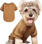 Puppy Sweater for Small Dogs Clothes Warm Winter Cat Clothe Pet Sweatshirt Knitwear Doggie Kitten Clothing, Coffee, X-Large