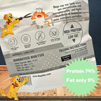 Dog Chits Lamb Ears for Dogs – 100% Natural Baked Lamb Ear Dog Treats – Grain-Free, High Protein, Lower Fat Training Chews – Dental Health & Joint Support – for Large, Medium Dogs – 25 Pack