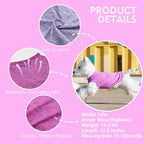 KYEESE 2 Pack Dog Shirts Quick Dry Soft Stretchy Sun Protection Dog T-Shirts with Reflective Label Tank Top Sleeveless Vest Pet Clothes for Small Medium Pet, Large, Purple+Pink