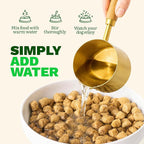 Get Joy Freeze Dried Raw Chicken Dog Food, High Protein Grain Free Meal, Topper & Treat, Gut Health Support with Probiotics, Small to Large Breed, 16oz Bag