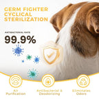 Pet Deodorant Spray for Dogs and Cats, 300ml/10.14 fl oz Keep Fresh Perfumed for Animals Solution for Healthy Pet Skin Spray