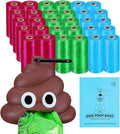 Dog Poop Bag With Holder, 450 Counts Scented Doggie Waste Bags With 1 Dispenser, Pet Poop Bags Rolls For Doggy