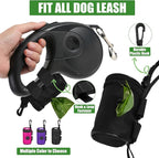 Dog Waste Bag Dispenser Pet Poop Bags Holder for Doggie Waste Bags Dispensers Soft Fabric Zipper Small Doggy Puppy Pouch for Leash Accessory Attachment with Carrier,Paw Print, No-XYBpink