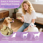 Freeze Dried Goat Milk & Chicken Treats Dogs & Cats Treats, Grain-Free Probiotic Snacks for Sensitive Stomach, High Protein Training Rewards for Dogs Cats, 4.5 oz