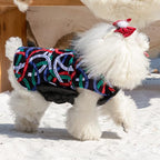 CuteBone Winter Dog Jacket, Windproof Reversible Vest with Leash Hole, Thick Winter Coat for Small, Medium & Large Dogs