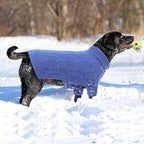 ASENKU XL Dog Sweater, Dogs Sweaters for Extra Large Dogs Girls Boys, Fall Winter Turtleneck Pullover Pet Christmas Sweatshirt, Blue XL