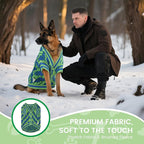 Pet Sweaters for Dogs Boys and Girls, Dynamic Letter Patterned Dog Sweater,Dog Cardigan,Pet Clothes,Pet Knitted Clothing,Fit for Different Seasons and Kinds of Dogs (Green 3XL)