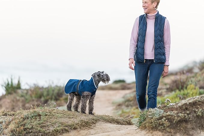 Goldpaw Rainpaw Waterproof Dog Raincoat - Durable Dog Rain Jacket for All Seasons - Easy to Wear, Adjustable, Premium Pet Outerwear - Made in The USA - Machine Washable - Navy - Size 22