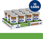 Hill's Prescription Diet Metabolic Weight Management Vegetable & Chicken Stew Wet Dog Food, Veterinary Diet, 12.5 oz. Cans, 12-Pack