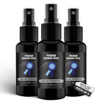 605Products Premium Dog Cologne & Odor Eliminator - Long Lasting Puppy Perfume, Deodorant & Essential Oils Grooming Spray, 2oz Blue Ribbon (3-Pack)