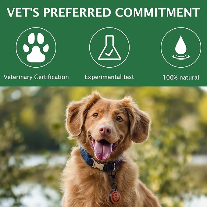 Pet Eye Drops for Dogs & Cats, Relieve Itching, Irritation & Allergies Symptoms - Natural Formula, Dog Eye Infection Treatment, Safe for Daily Use(60ml)
