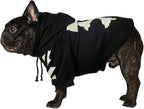 ChoChoCho Woof Dog Hoodie, Designer Dog Hoodies for Small Medium Large Breeds, Art Collection Dog Sweatshirts, Street Drawstring Hoodies Outfit Clothes for Puppy Puppies (M, Tape Arrows)