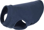 Gooby Stretch Fleece Vest Dog Sweater - Indigo Blue, Small - Warm Pullover Super Stretchy Fleece Dog Jacket for Small to Large Dogs