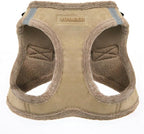 Voyager Step-In Plush Dog Harness – Soft Plush, Step In Vest Harness for Small and Medium Dogs by Best Pet Supplies - Harness (Latte Suede), XS (Chest: 13 - 14.5")