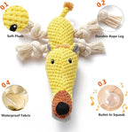Dog Toys, Dog Plush Toy for Large Breed, Cute Squeaky Dogs Toy with Crinkle Paper, Puppy Stuffed Animal Chew Toys for Small, Middle, Large Breed (Lion)