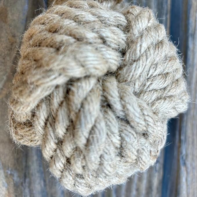 Hemp Rope Dog Tug Toy - Eco-Friendly Lasting Performance - Interactive & Entertaining Dog Gift - No Harmful Dyes or Chemicals, Perfect for Large Dogs, (Up to 50lbs +)