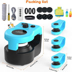 Interactive Cat Toy for Indoor - Automatic Cat Treadmill with Remote Control, 3 Speeds, Quiet Motor & Durable Design | Indoor Chase Hunting Feather Toys for Fitness, Playtime & Energy Release (Blue)
