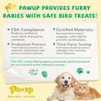 PAWUP Freeze Dried Duck Liver Cat Treats, Dog Liver Treats, High Protein Snack for Dogs, Cats, Healthy Single Ingredient, Rawhide Free, Grain Free, 4.6 oz