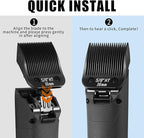 3 Pack 5/8HT Detachable Dog Grooming Steel Blades,Compatible with Andis,Oster A5,Wahl KM-10 Series,Cut Length 5/8" 16MM （Black）