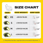 Fida Retractable Dog Leash, Reflective 16ft Heavy Duty Pet Walking Leash for Medium/Large Dog up to 110 lbs, Tangle Free. One-Hand Brake (Large, Neon Yellow)