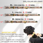 ADITYNA Heavy Duty Dog Collar for Medium Dogs - Camo Collar with Handle for Training, and Walking - Wide, Thick, Tactical, Soft Neoprene Padded