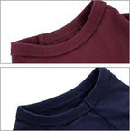 Koneseve Dog Shirts Soft Cotton Dog Clothes Stretchy T-Shirt for Small Medium Large Dogs Cat Shirt Breathable Puppy Outfit Kitten Apparel Pet Pullover Tee Blank Basic Sweatshirt 2-Pack Blue & Red L