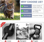 AirTag Cat Collar, Ultra Elastic Cat Tracker Collar with Apple Air Tag Holder, [Lightweight][Scratch Resistant] Stepless Adjustable GPS Pet Collar for Cats Kittens [Blue]