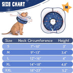 Elevated Inflatable Dog Cone Collar to Stop Licking, Doggie Donut Collar After Surgery, Soft Dog Cone Alternative for Small Medium Large Dogs