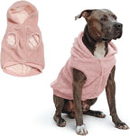 Spark Paws Teddy Dog Sweater, Sherpa Vest with Warm Fleece Lining, Winter Coat Suitable for Small Medium Large XL XXL Breeds - Pink - 4XL
