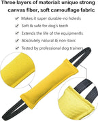 Clysrou Dog Tug Toy Tough Jute Bite Pillow Lasting Training Equipment Puppy to Large Dogs Interactive
