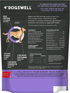 DOGSWELL Hip & Joint Dog Treats 100% Meaty, Grain Free, Glucosamine Chondroitin & Omega 3, Chicken Soft Strips 12 oz